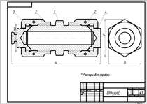 сборочный чертеж инженерная графика AutoCAD Компас T-flex CAD быстро